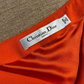 Vestido Corto Naranja Christian Dior (Talle 10)