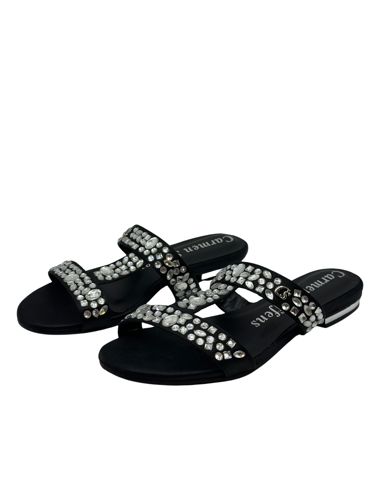 Sandalias Negras con Apliques Carmen Steffens (37)