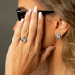 Set de Anillos Bridal en Oro Blanco 18k
