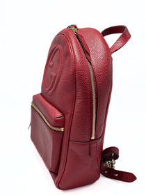 Mochila Gucci Soho Chain Backpack Red