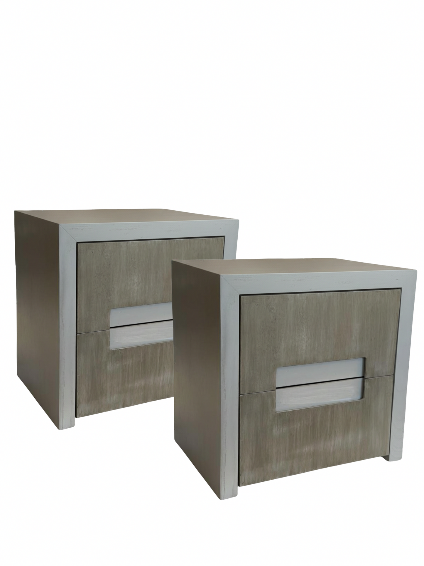 Set de 2 Mesitas de Luz de Madera