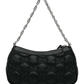 Bolso de Hombro Gucci GG Matelassé Negro de Cuero