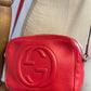 Bandolera Gucci Soho Disco Bag Roja