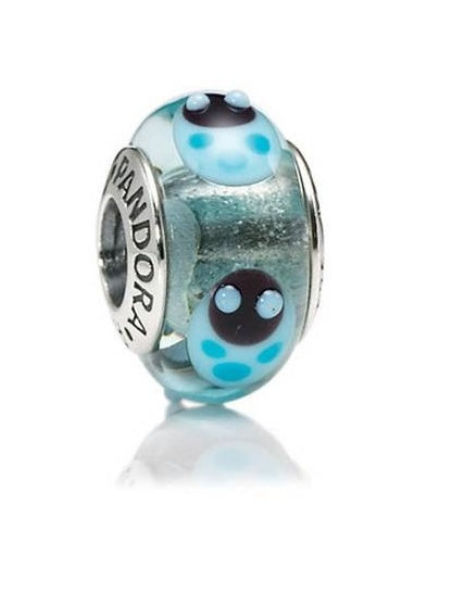 Charm Pandora Murano Sky Blue Ladybug