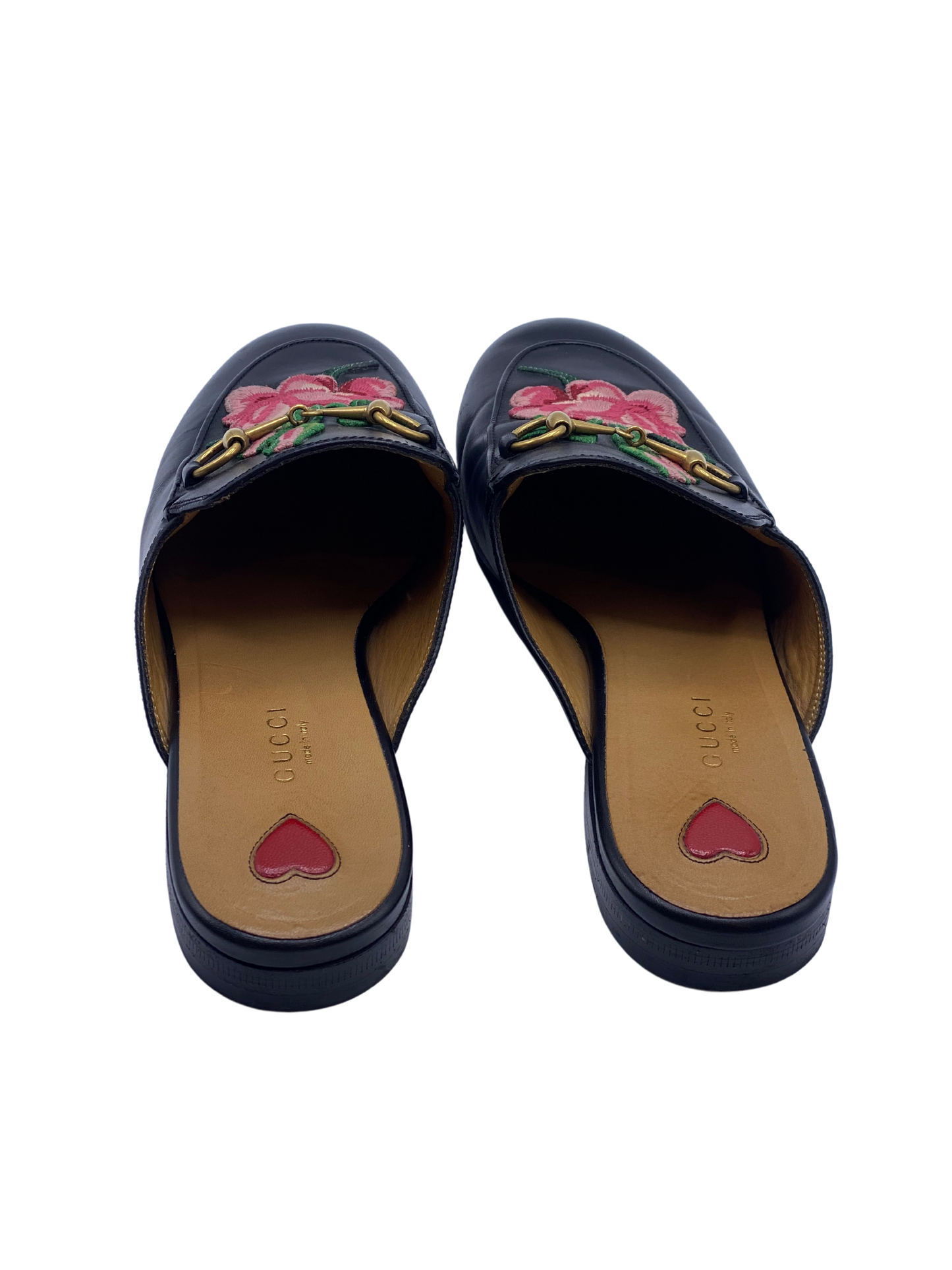 Mules Gucci Horsebit Floral (38)