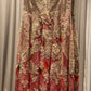 Vestido Victoria Maluff Combinado (Talle XS)