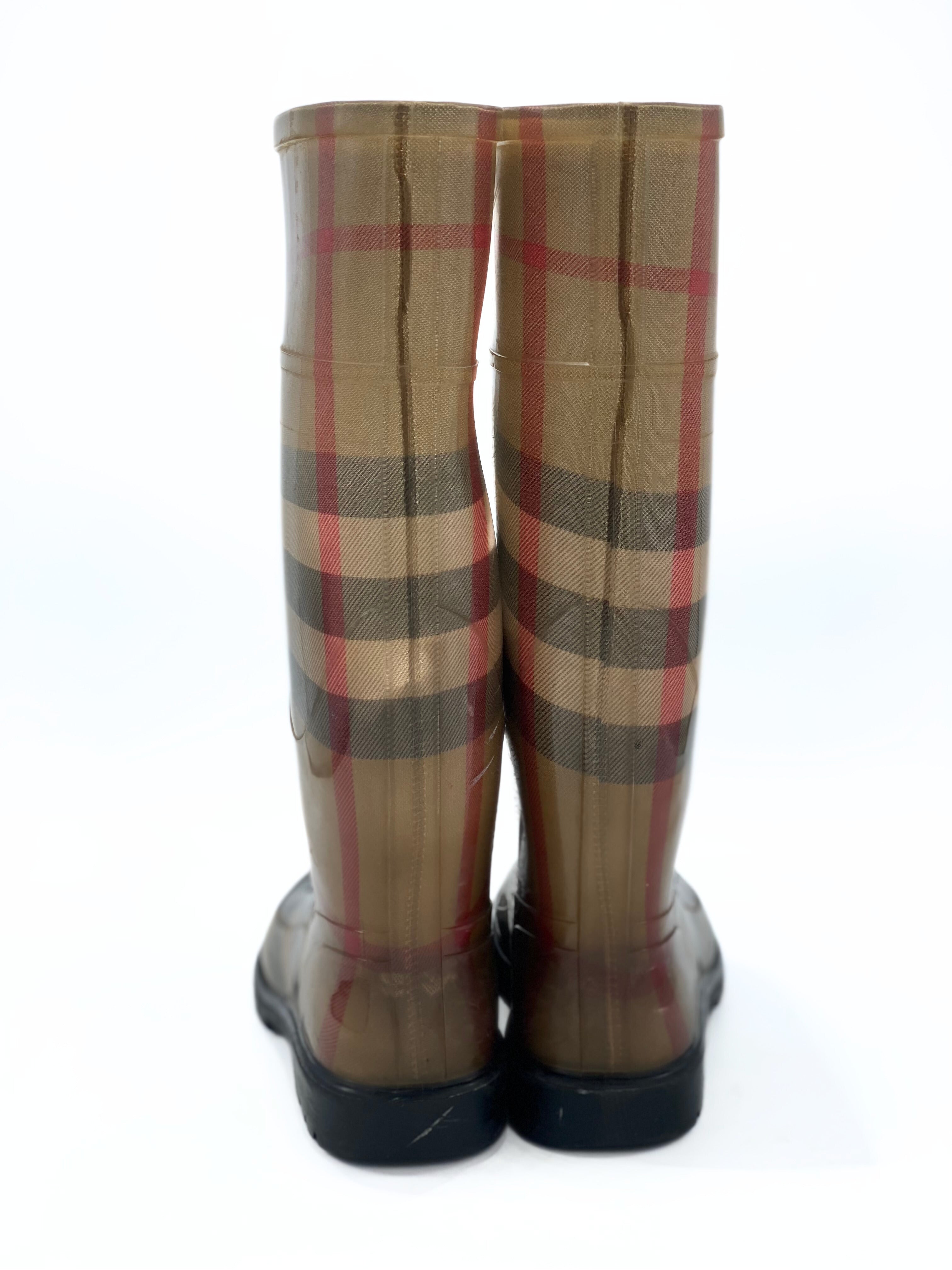 Botas burberry de lluvia hot sale