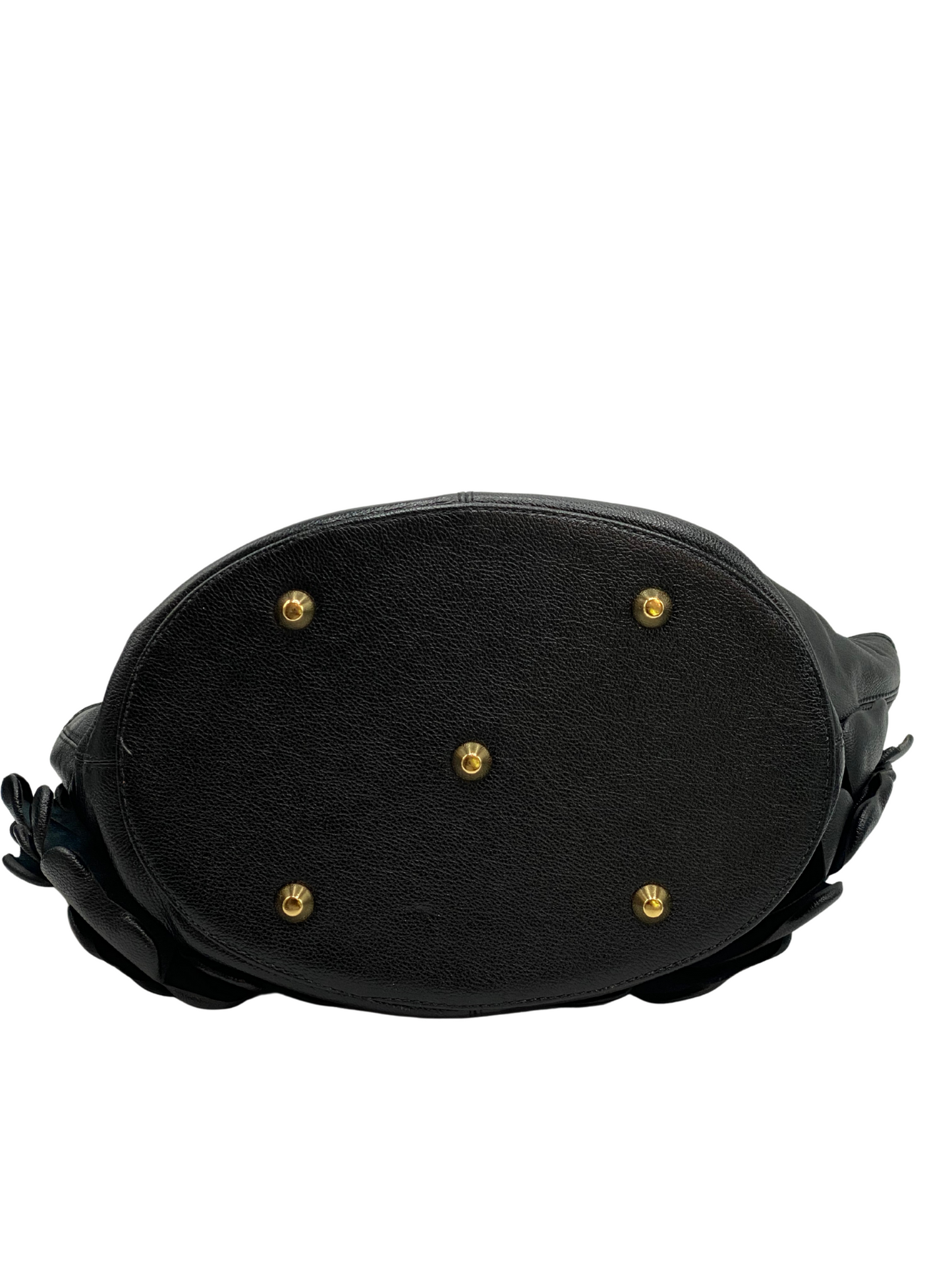 Cartera de Cuero Negra Carmen Steffens