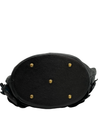 Cartera de Cuero Negra Carmen Steffens