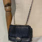 Mini Bolso Negro con Flecos Purificación García