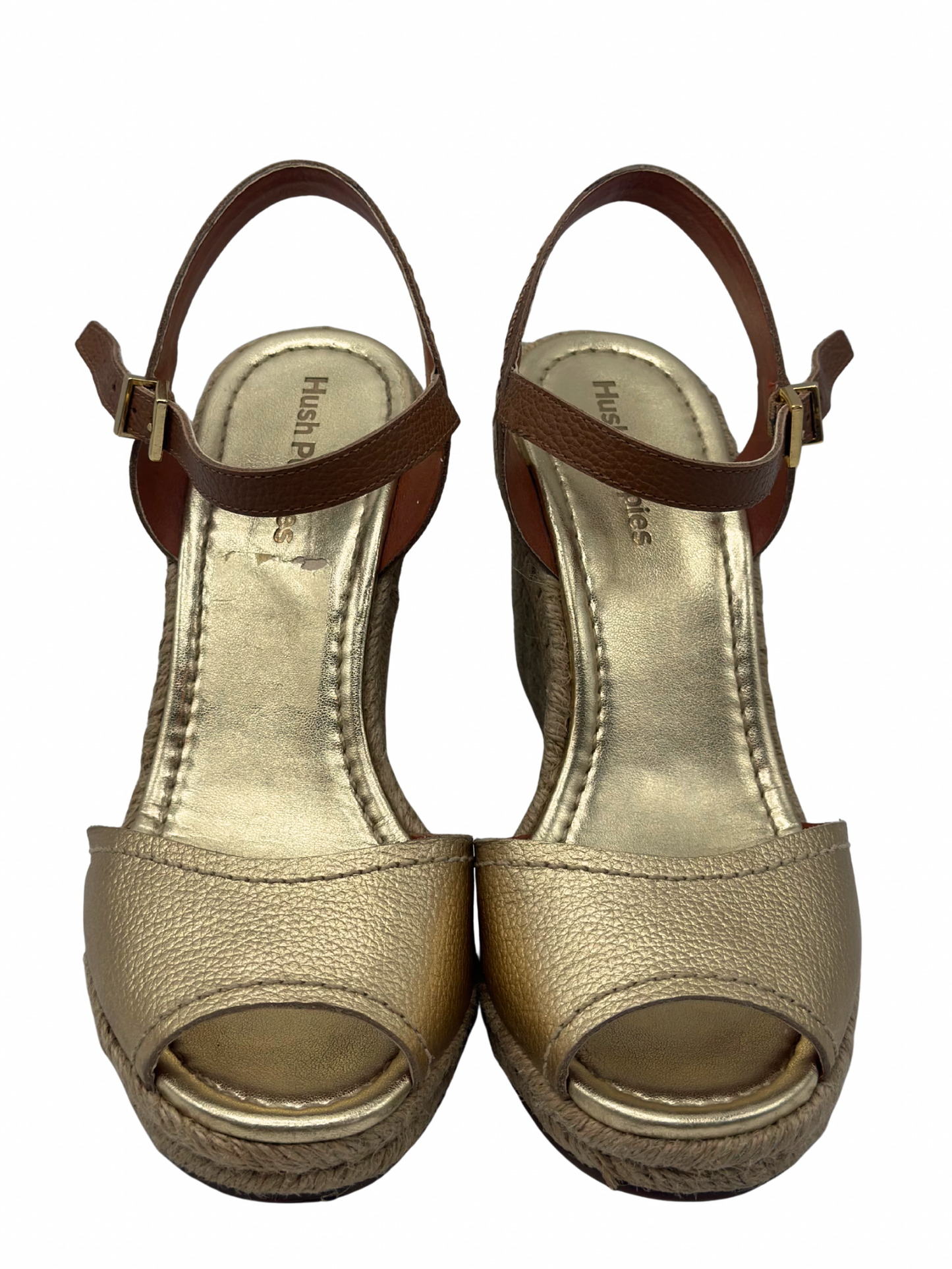 Sandalias Doradas Hush Puppies (38)