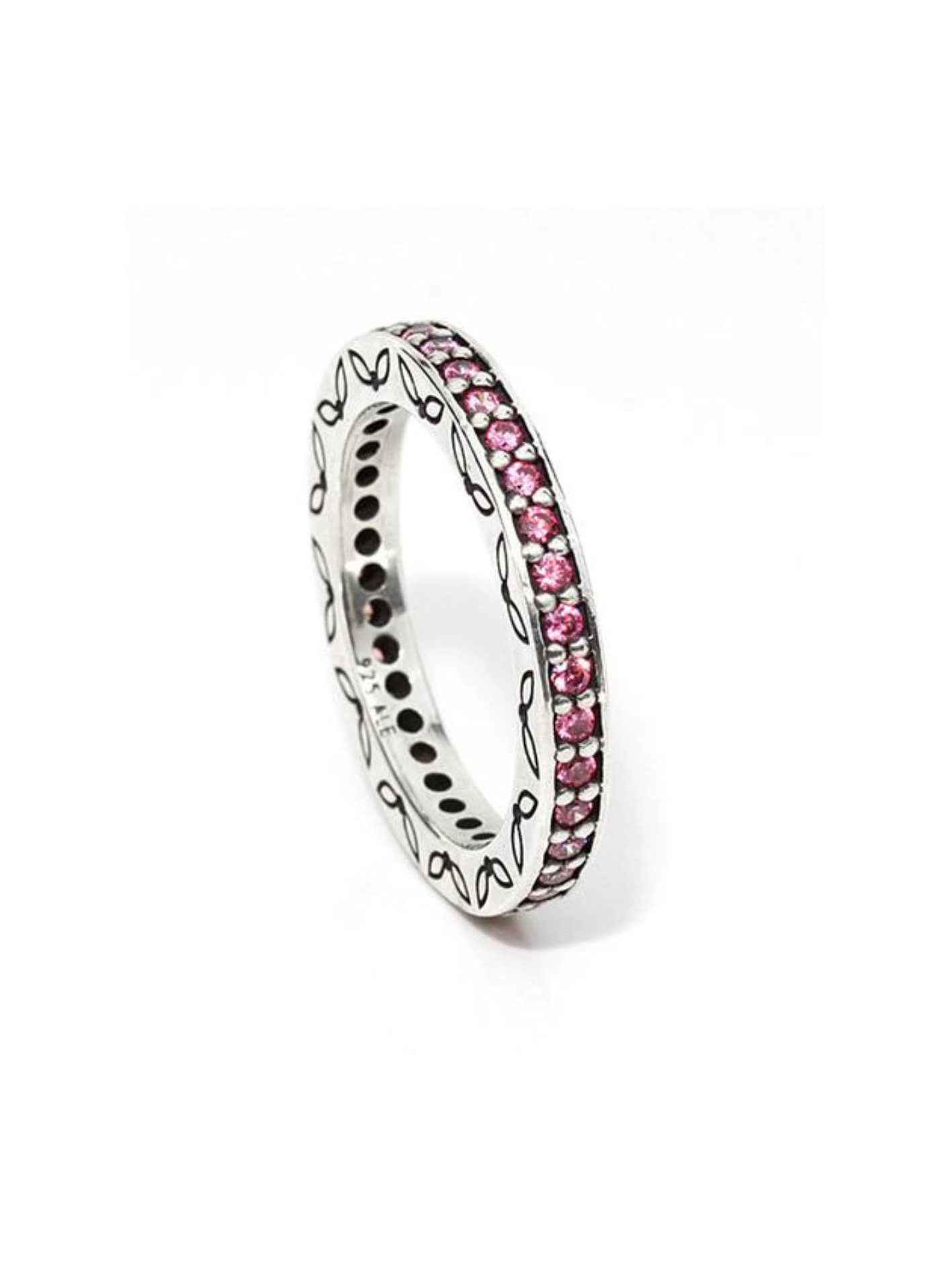 Anillo Pandora Eternity Crystals Pink