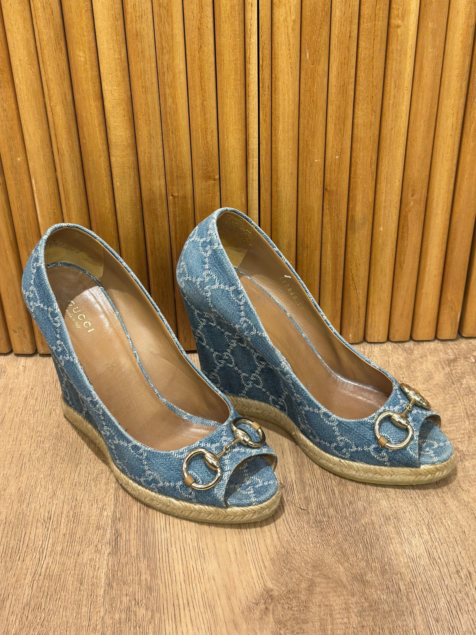 Pumps Peep-Toe Gucci Horsebit (39)