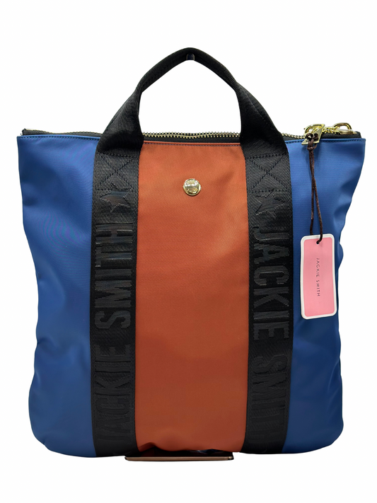Mochila de Nylon Jackie Smith Azul y Naranja