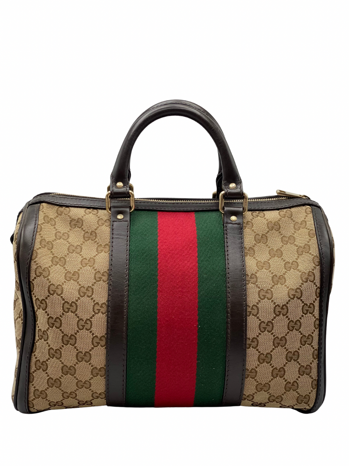 Bolso de Mano Gucci Vintage Boston Ophidia Line