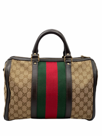 Bolso de Mano Gucci Vintage Boston Ophidia Line