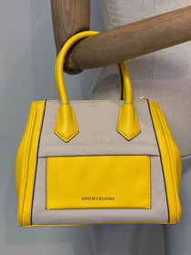 Bolso de Mano Amarillo Armani Exchange