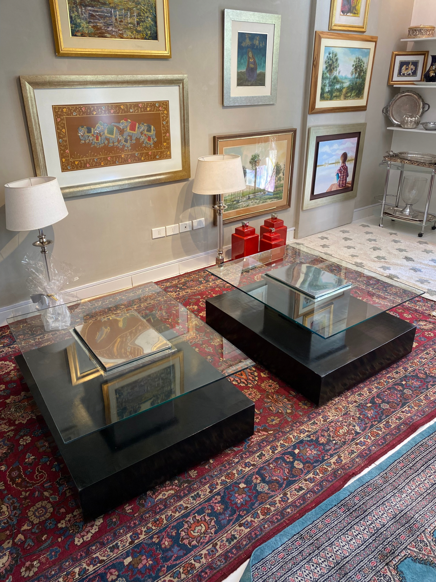 Set de 2 mesas de centro