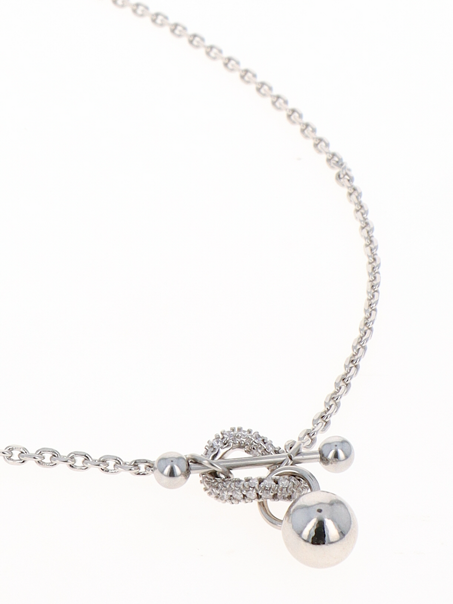 Collar Justin Clenquet Silver Gordon Choker