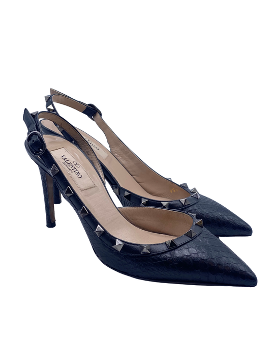 Sandalia Valentino Garavani Rockstud Slingback (36)