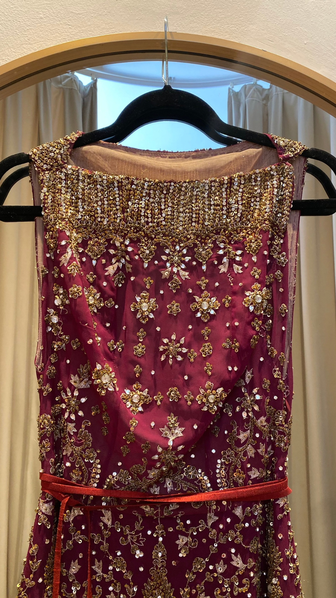 Vestido Corto con Lentejuelas Javier Saiach (M)