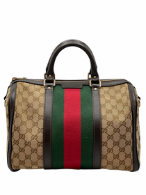 Bolso de Mano Gucci Vintage Boston Ophidia Line