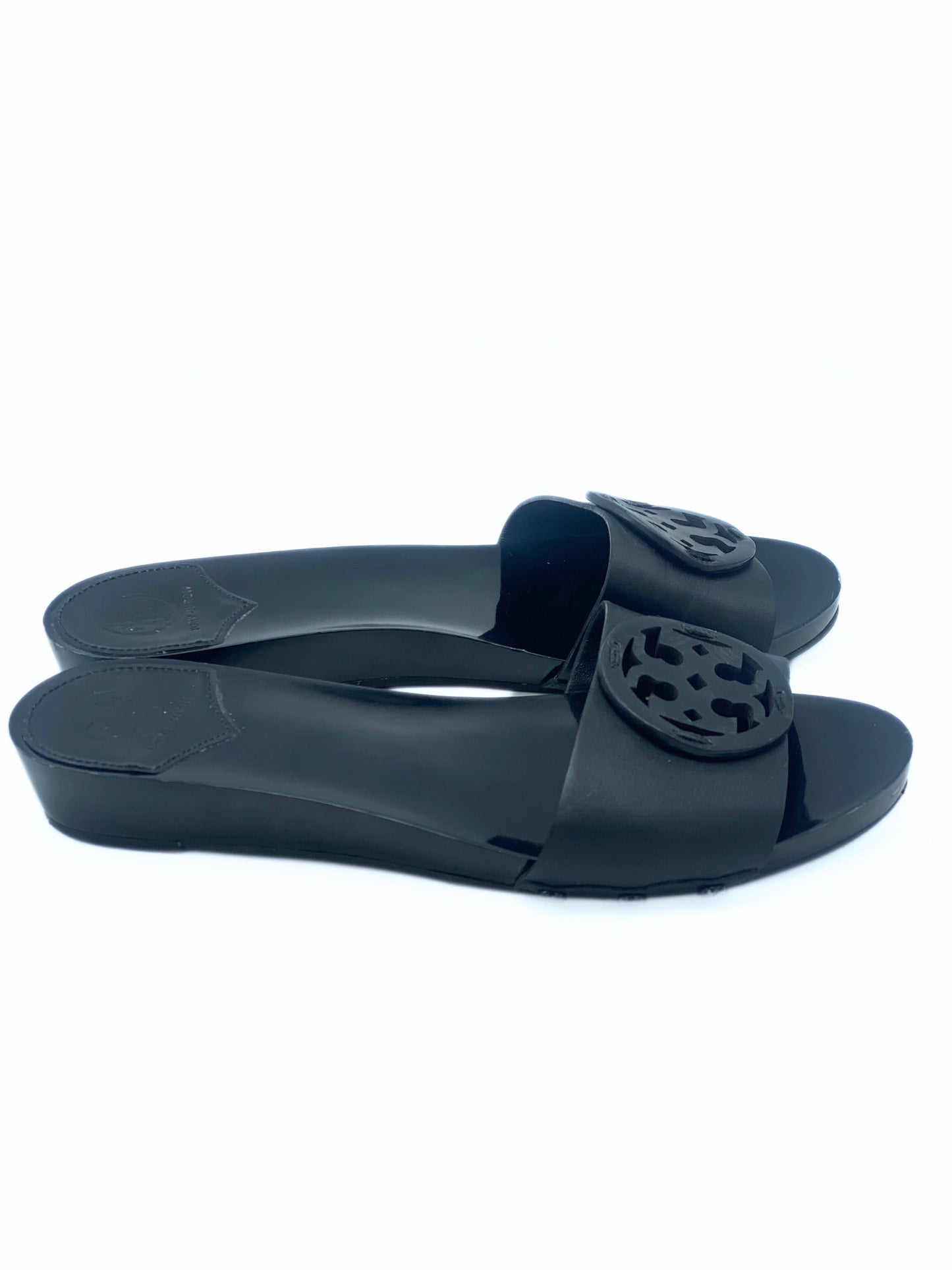 Sandalias Tory Burch Wedge Black(6.5)