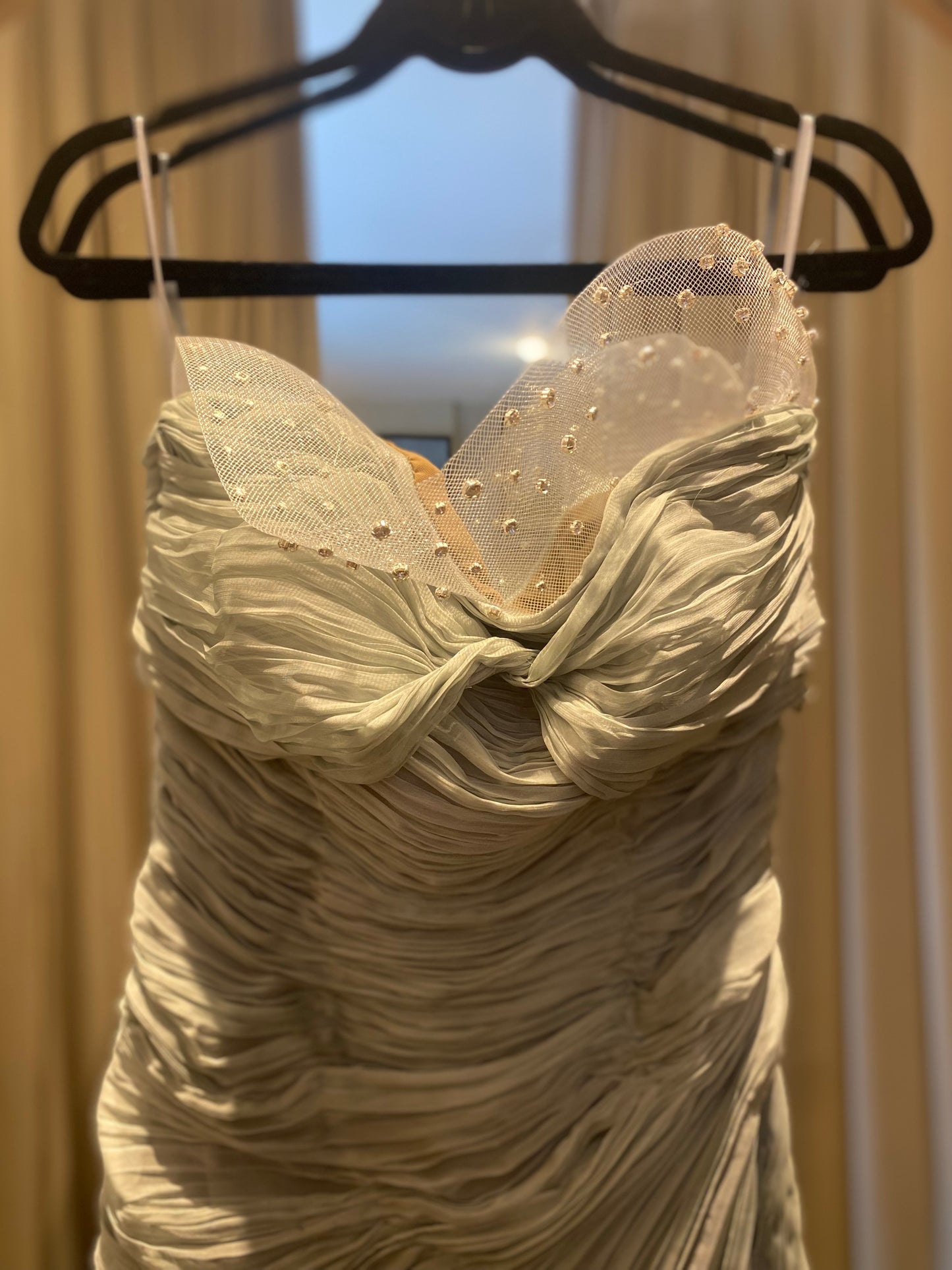 Vestido La Paix Drapeado (Talle M)