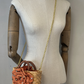 Mini Bolso Cristina Sabatini Crochet Flower Trunk Brown