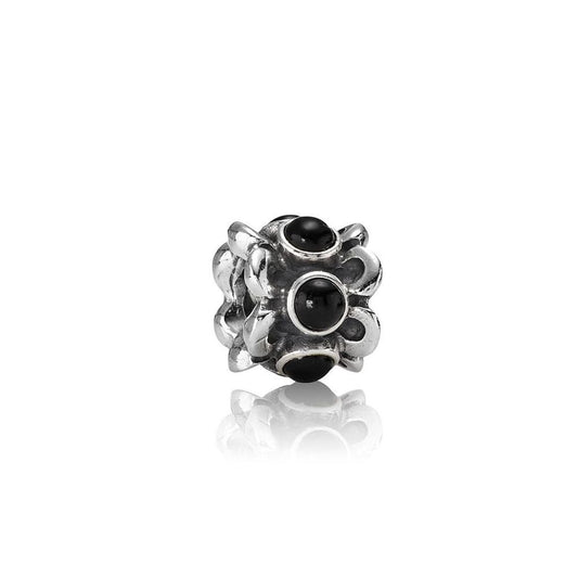 Charm Pandora Forget Me Not Black