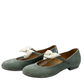 Chatitas Chanel Mary Jane Velvet Ballet Flats (40)