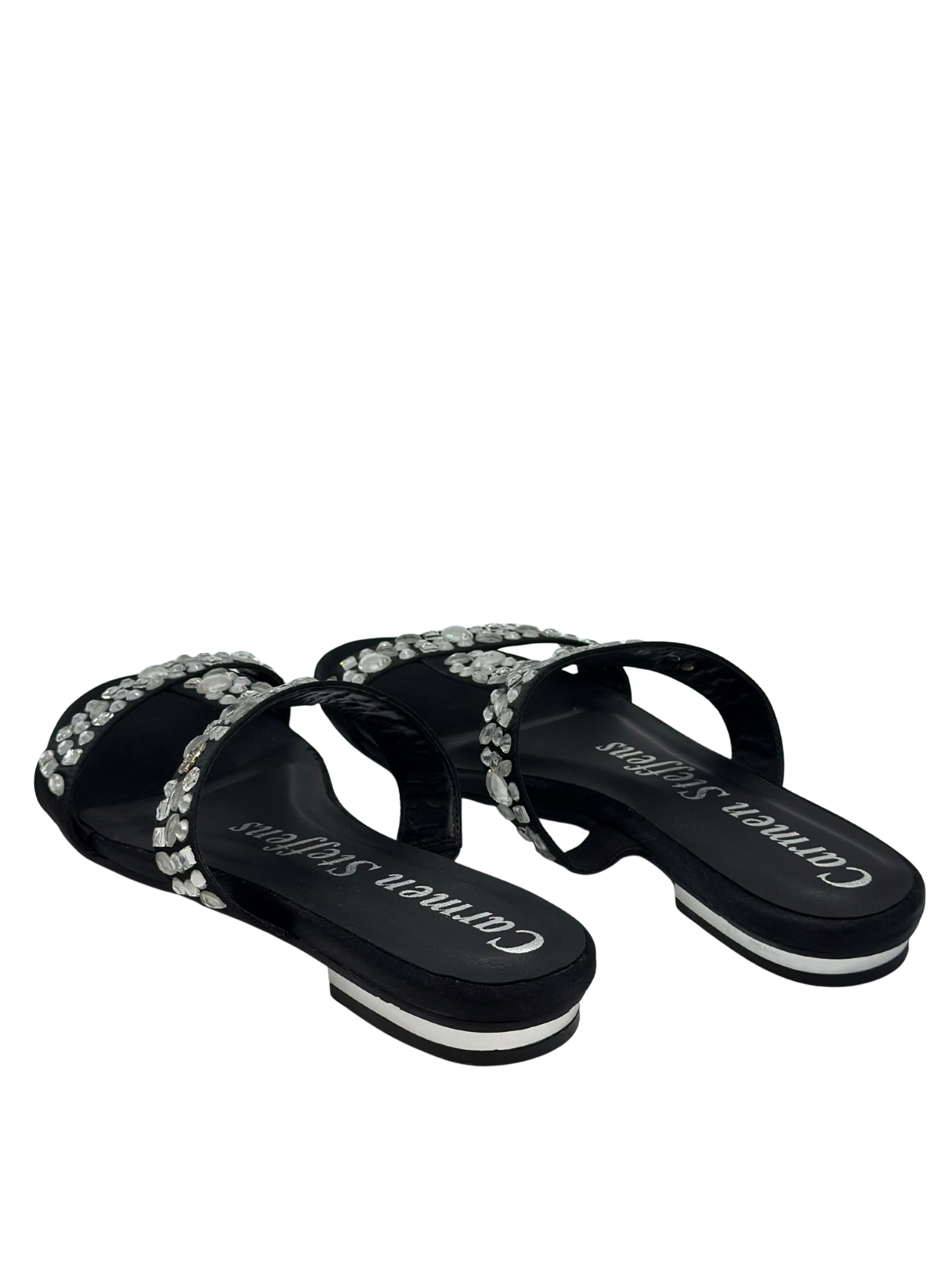 Sandalias Negras con Apliques Carmen Steffens (37)