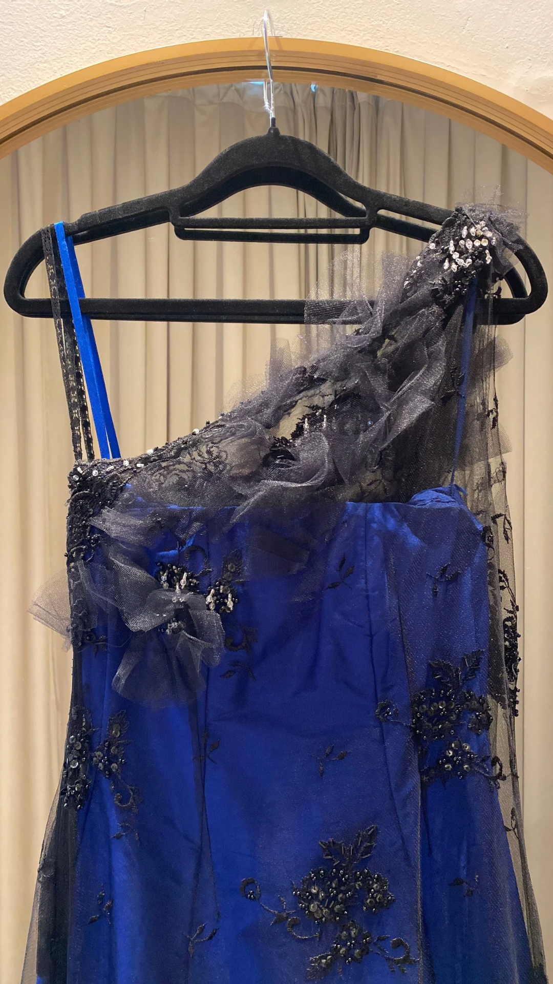 Vestido Azul Analía Domínguez (Talle S)