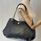 Cartera Negra Carolina Herrera Dahlia Hobo