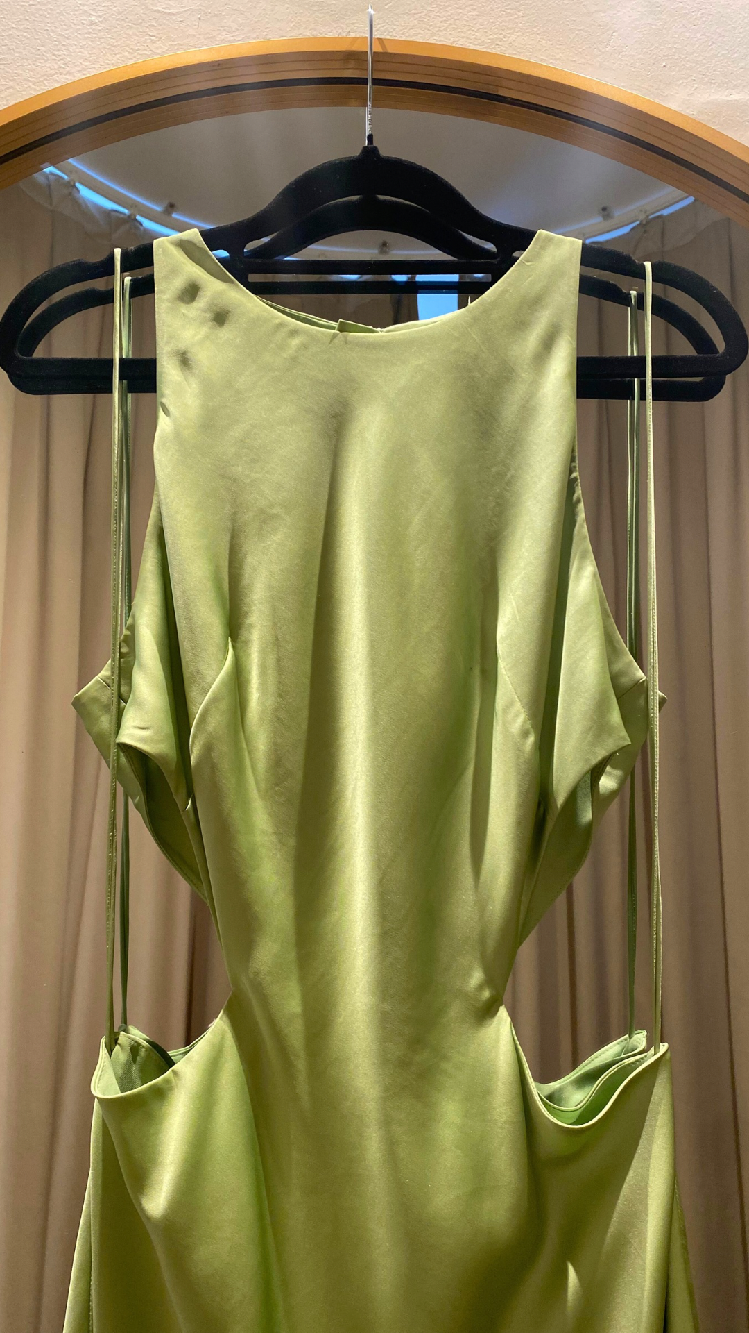 Vestido Largo Verde Alexis (Talle S)