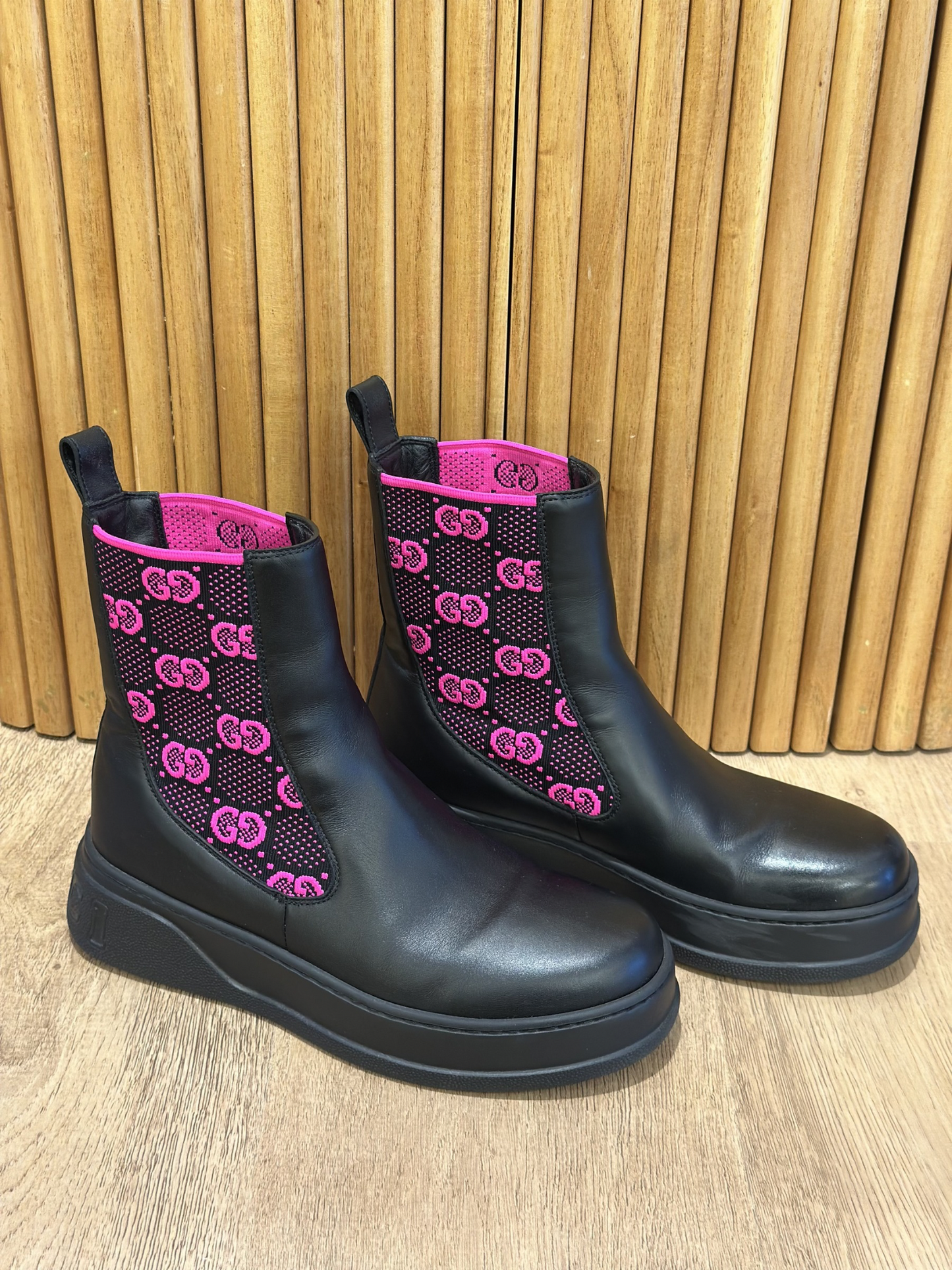 Botas Negras Gucci (38)