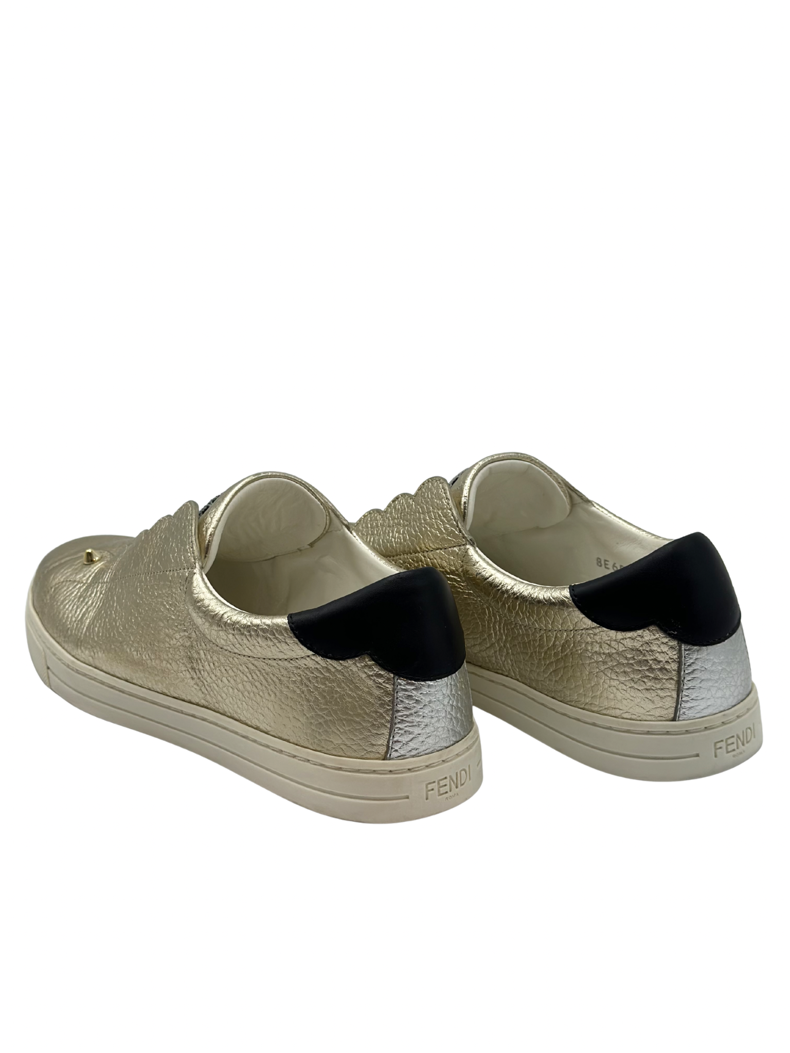 Alpargatas Doradas Fendi Rockoclick (38)