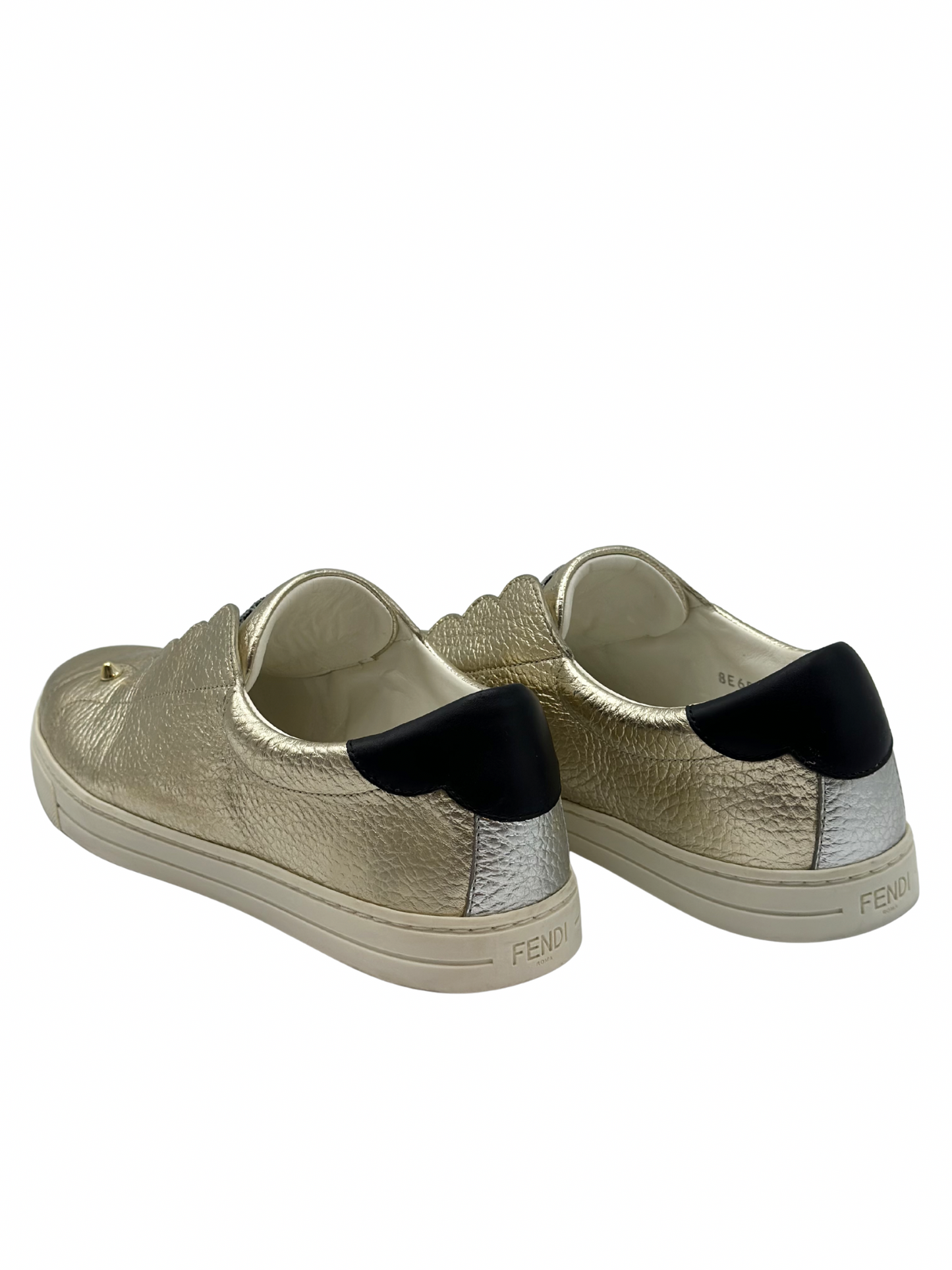 Alpargatas Doradas Fendi Rockoclick (38)