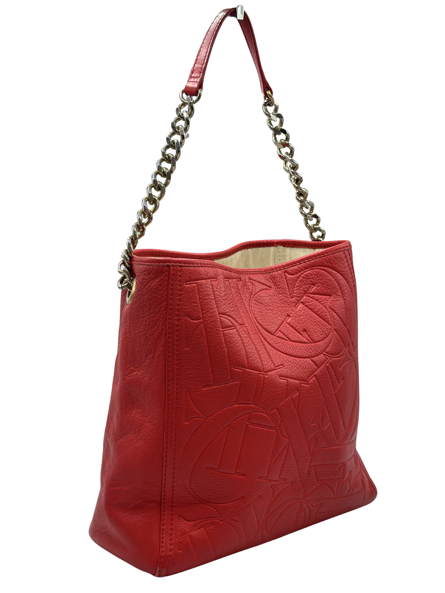 Bolso Rojo Carolina Herrera Monogram