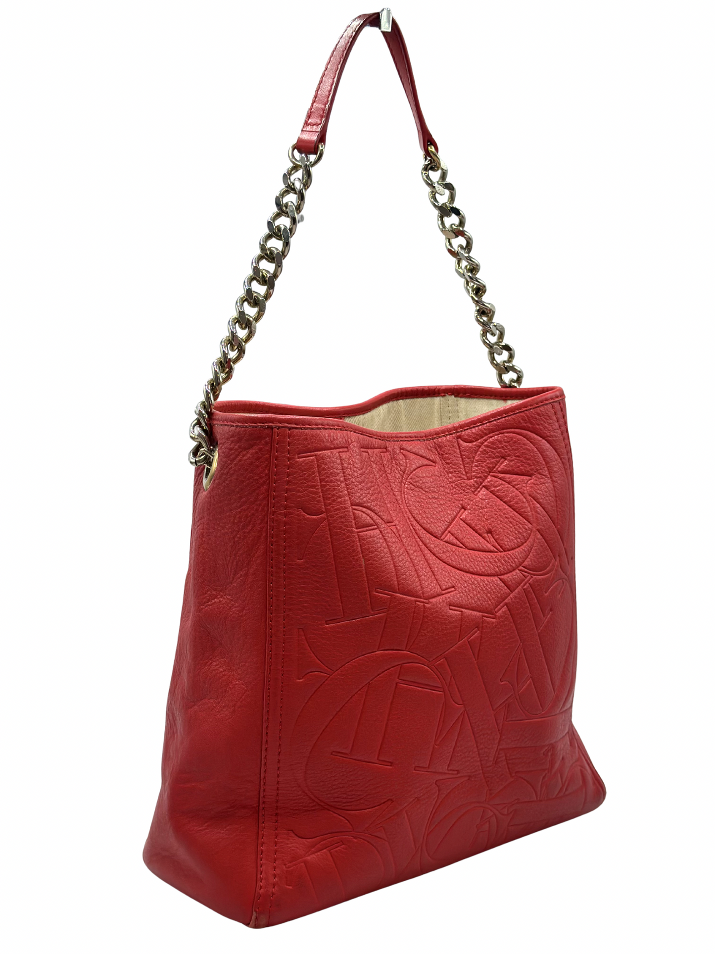 Bolso Rojo Carolina Herrera Monogram
