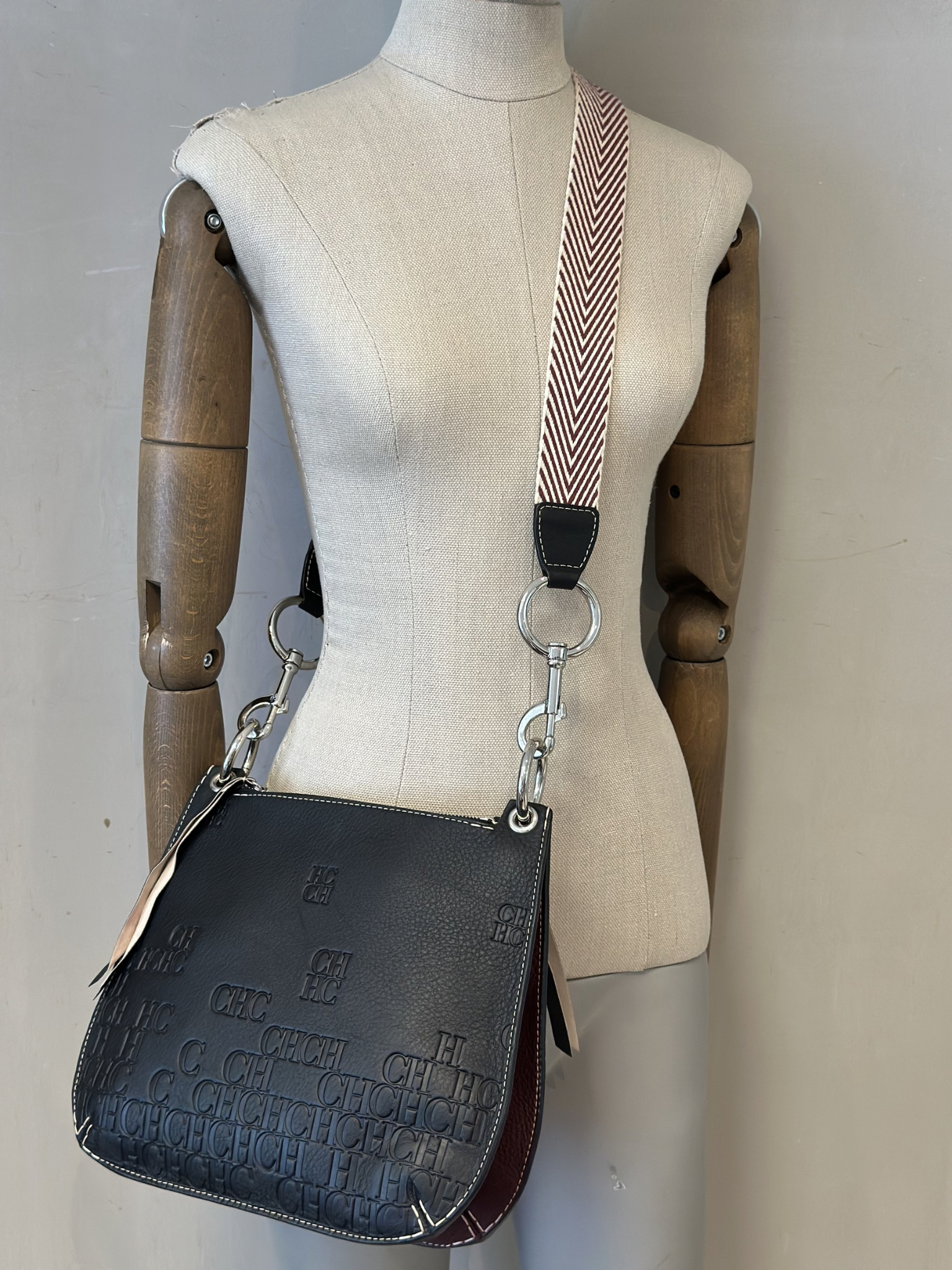 Bandolera Grande Bicolor Carolina Herrera