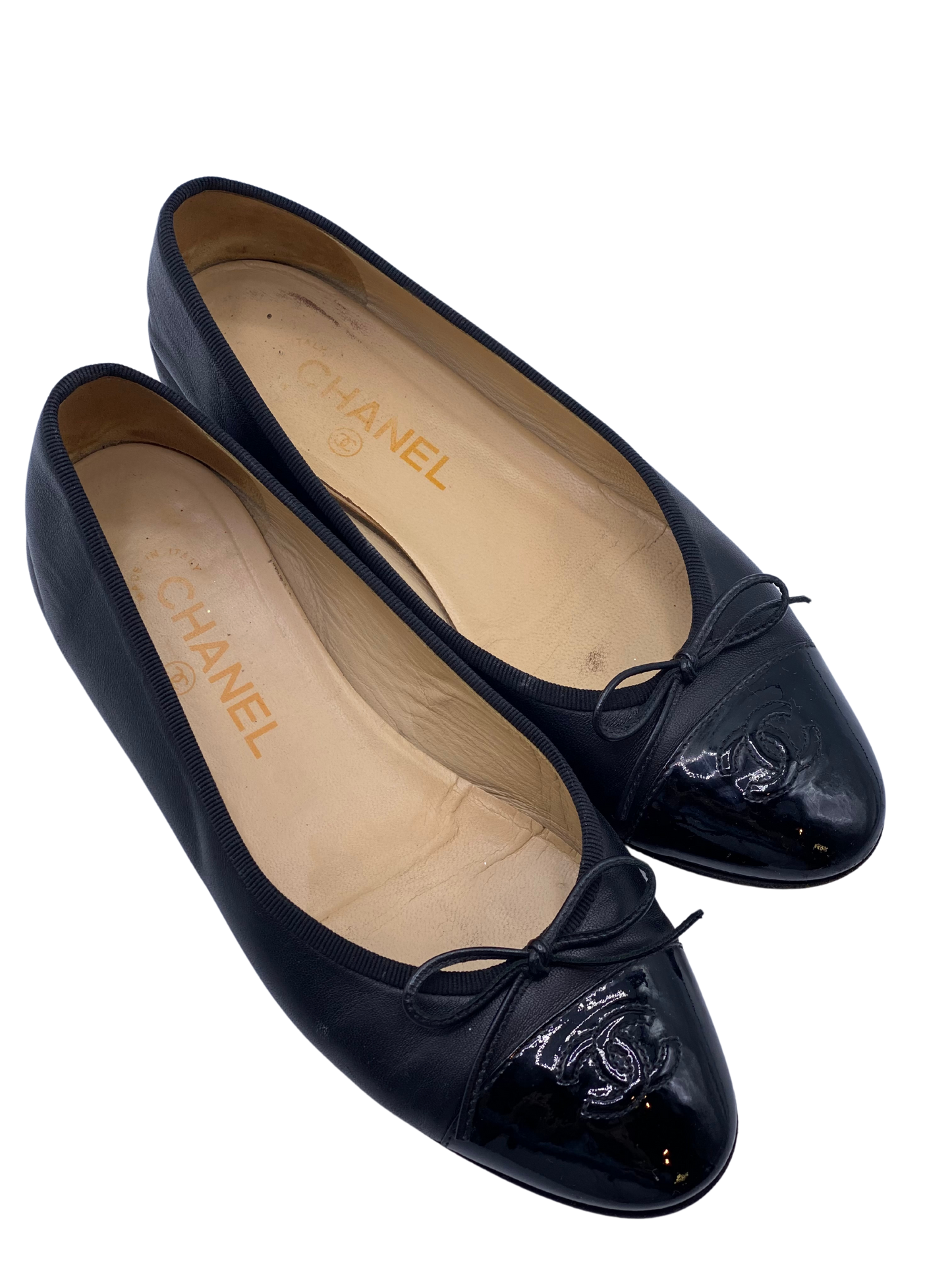 Chatita Bailarina Chanel Negra (38.5)