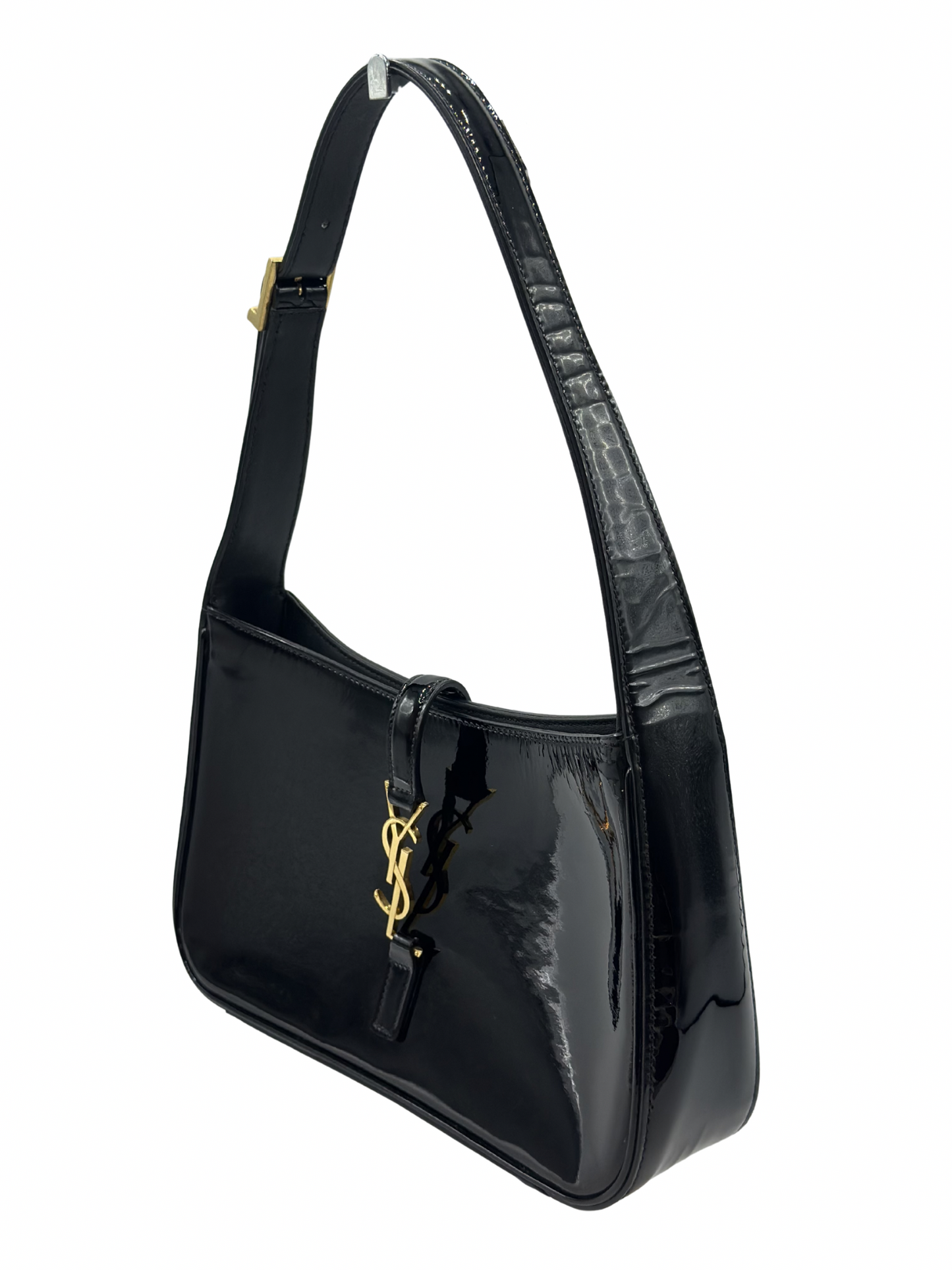 Cartera de Charol Yves Saint Laurent Le 5 Á 7