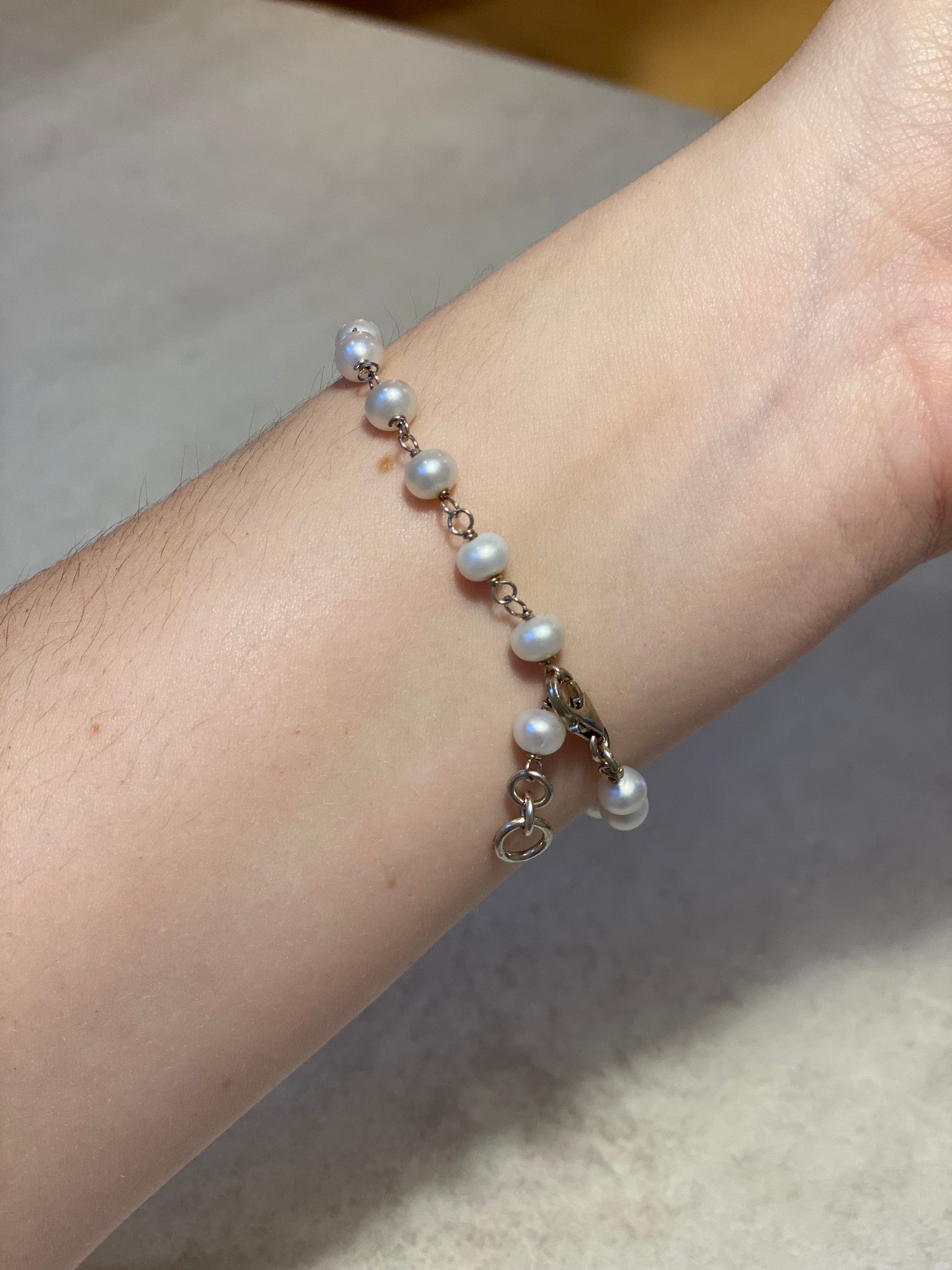 Pulsera Tous Sweet Dolls de Plata con Perlas