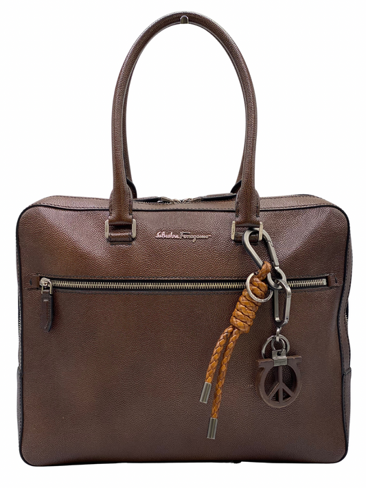 Maletín de Cuero Salvatore Ferragamo