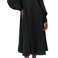 Vestido Midi Zimmermann Black Keyhole (M)