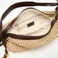 Cartera Zara Raffia de Hombro (Nueva)