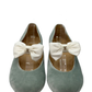 Chatitas Chanel Mary Jane Velvet Ballet Flats (40)