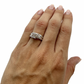 Set de Anillos Bridal en Oro Blanco 18k