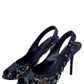 Pumps Peep-Toe Louis Vuitton con Lentejuelas (39)